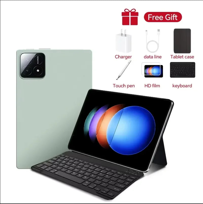 2025 Global nouvelle tablette 10.36 pouces Android 14 Pad 13 Pro 16GB 1TB Snapdragon 8 Gen2 4K HD 5G WIFI Bluetooth 20000mAh tablettes