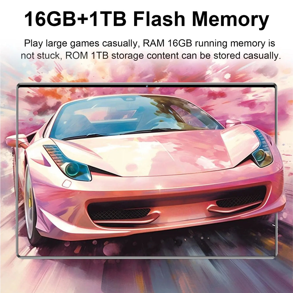 2025 Global nouvelle tablette 10.36 pouces Android 14 Pad 13 Pro 16GB 1TB Snapdragon 8 Gen2 4K HD 5G WIFI Bluetooth 20000mAh tablettes
