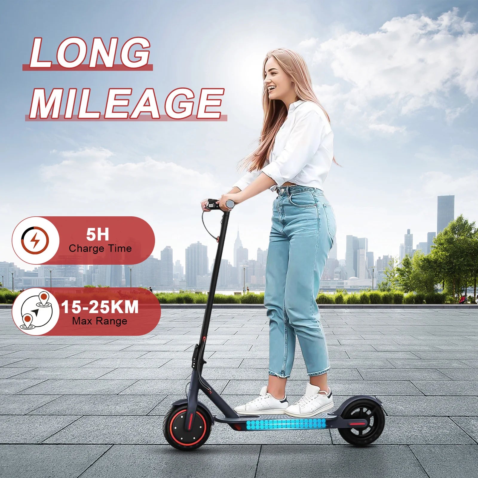 JUICEASE E1 Pro Scooter électrique 350W moteur 500W puissance de pointe pliant trottinette électrique 36V7.8AH 5.2 puces 25KM portée EScooter