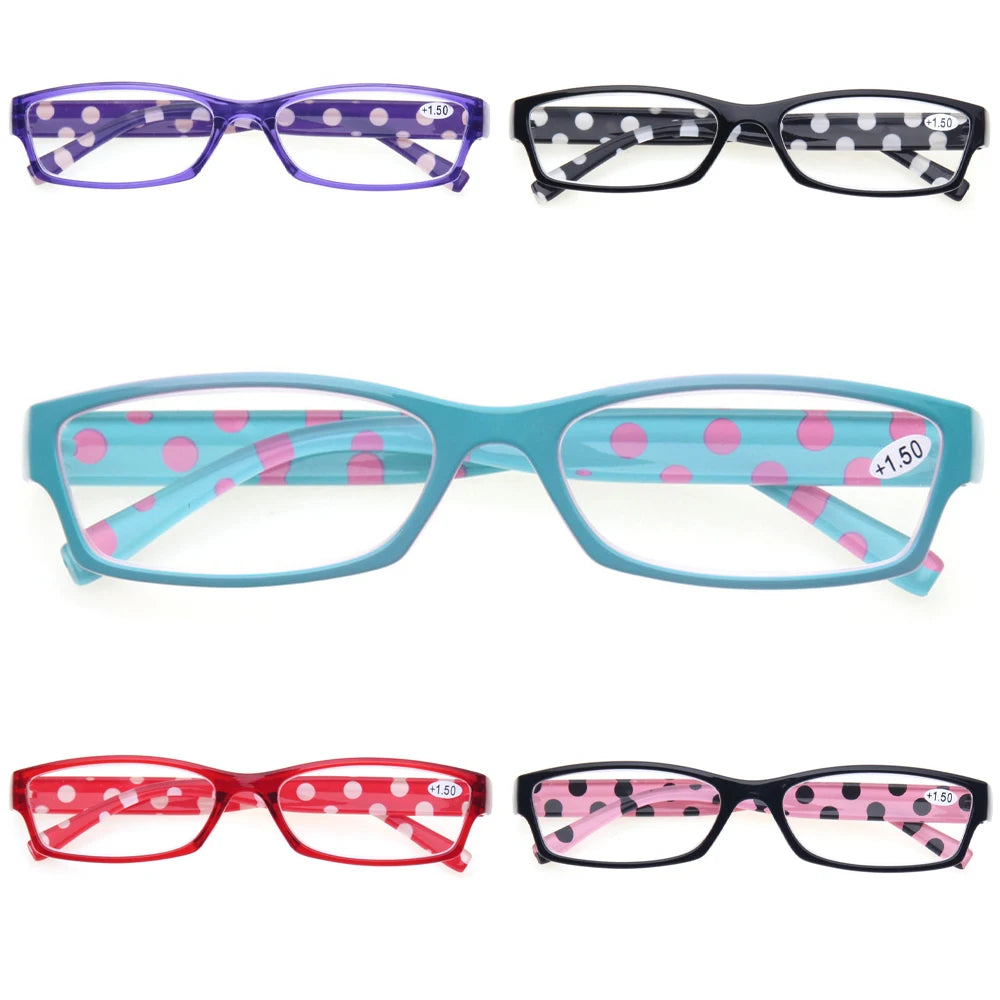 Henotin lunettes de lecture charnière à ressort mode imprimé miroir jambes hommes et femmes HD cadre rectangulaire lecteur loupe