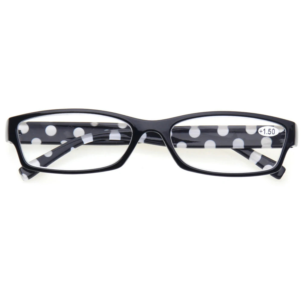 Henotin lunettes de lecture charnière à ressort mode imprimé miroir jambes hommes et femmes HD cadre rectangulaire lecteur loupe