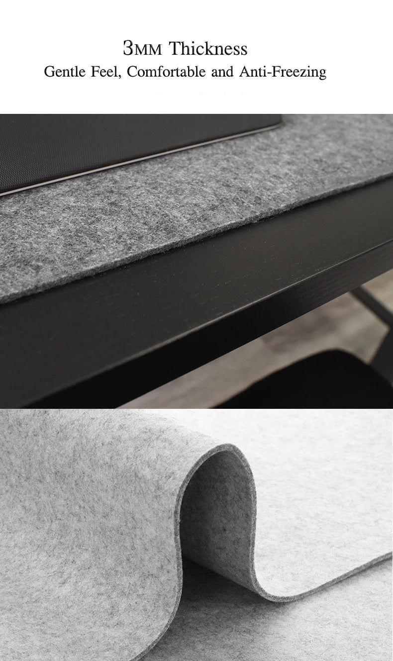 Coussin grand tapis de souris de jeu XXL tapis de bureau d'ordinateur Table clavier laine feutre bureau d'ordinateur portable tapis de souris antidérapant