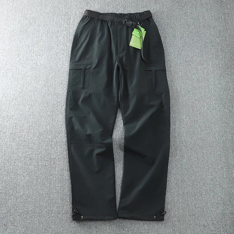 Pantalon cargo multi-poches pour homme, coupe-vent, imperméable, équipement de chasse, trekking, printemps, extérieur, skip fjj