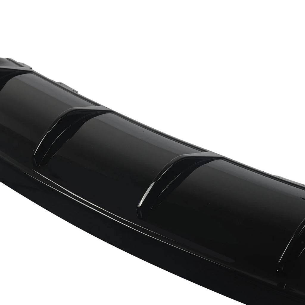 MagicKit pour Mercedes Benz AMG W117 C117 X117 diffuseur arrière avec tuyaux d'échappement CLA260 CLA45 brillant à lèvres de pare-chocs arrière noir