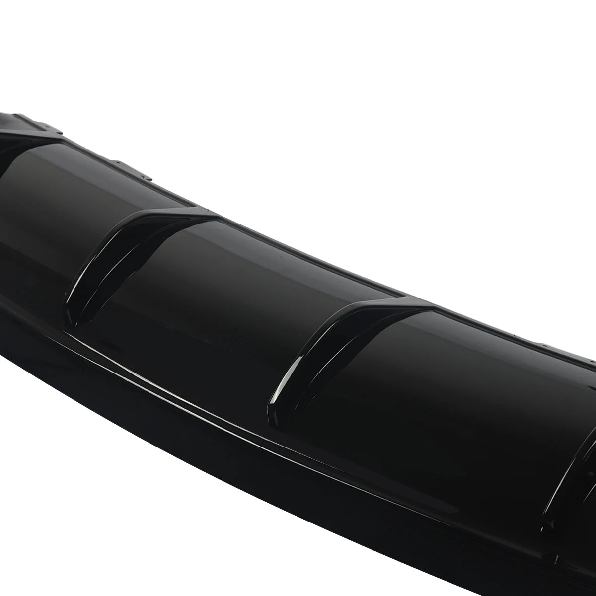MagicKit pour Mercedes Benz AMG W117 C117 X117 diffuseur arrière avec tuyaux d'échappement CLA260 CLA45 brillant à lèvres de pare-chocs arrière noir