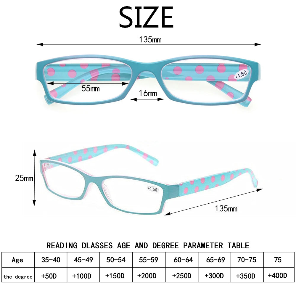 Henotin lunettes de lecture charnière à ressort mode imprimé miroir jambes hommes et femmes HD cadre rectangulaire lecteur loupe