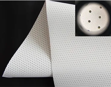 MICIG 16:9-Cadre d'écran de budgétaire, son HDTV, blanc brillant, tissé acoustiquement, bord transparent, partenaires gratuits