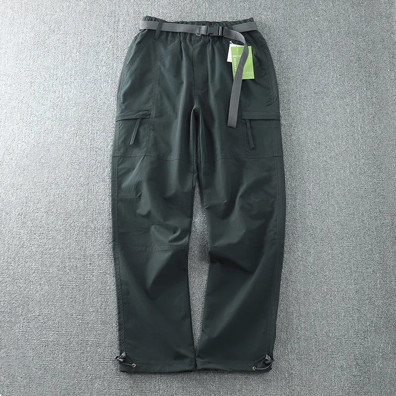 Pantalon cargo multi-poches pour homme, coupe-vent, imperméable, équipement de chasse, trekking, printemps, extérieur, skip fjj