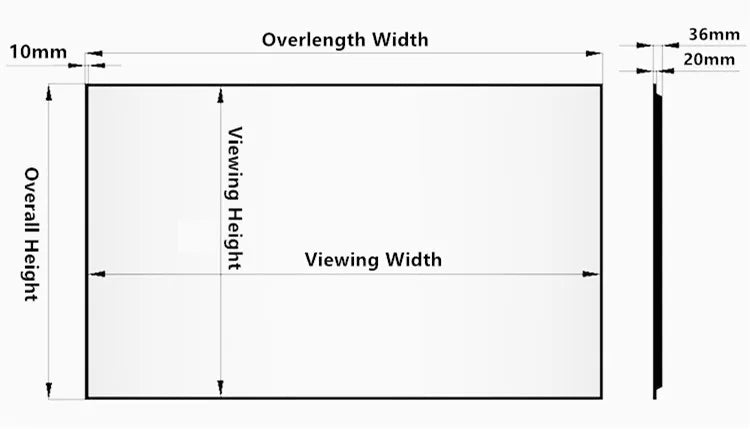 MICIG 16:9-Cadre d'écran de budgétaire, son HDTV, blanc brillant, tissé acoustiquement, bord transparent, partenaires gratuits