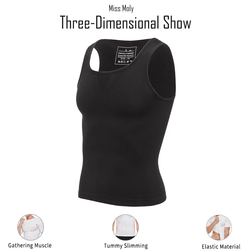 Hommes minceur corps Shaper ventre contrôle Shapewear homme Shapers modélisation sous-vêtements taille formateur Posture correctrice gilet Corset
