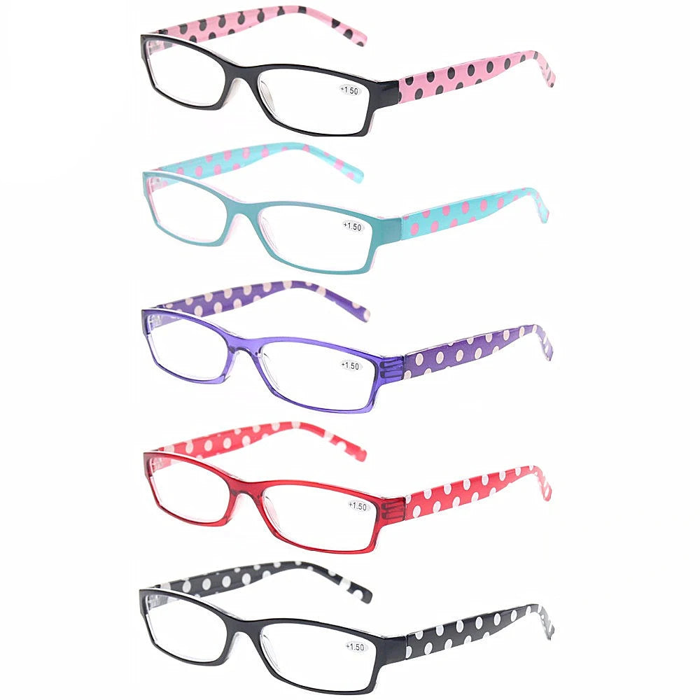 Henotin lunettes de lecture charnière à ressort mode imprimé miroir jambes hommes et femmes HD cadre rectangulaire lecteur loupe