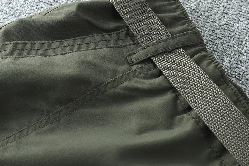 Pantalon cargo multi-poches pour homme, coupe-vent, imperméable, équipement de chasse, trekking, printemps, extérieur, skip fjj