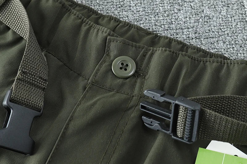 Pantalon cargo multi-poches pour homme, coupe-vent, imperméable, équipement de chasse, trekking, printemps, extérieur, skip fjj