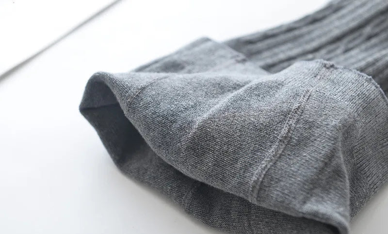 Collants tricotés en maille pour bébés filles, mignons, en coton, taille haute, respirants, pour tout-petits de 0 à 6 ans, printemps-automne