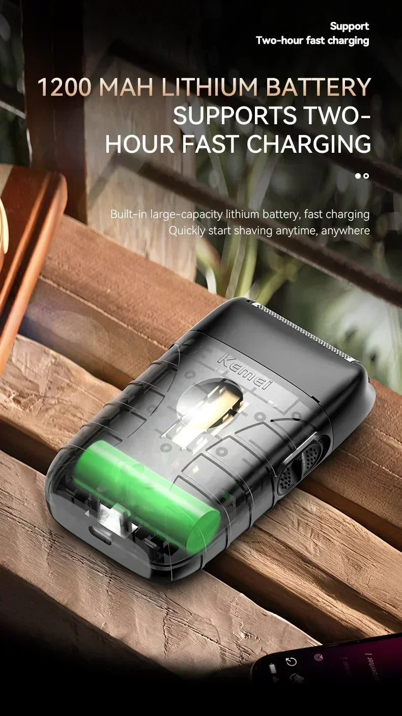 Kemei Kit de tondeuse à cheveux originale KM-2296 KM-2299 KM-T95 tondeuse à cheveux électrique Rechargeable barbier rasoir professionnel pour hommes