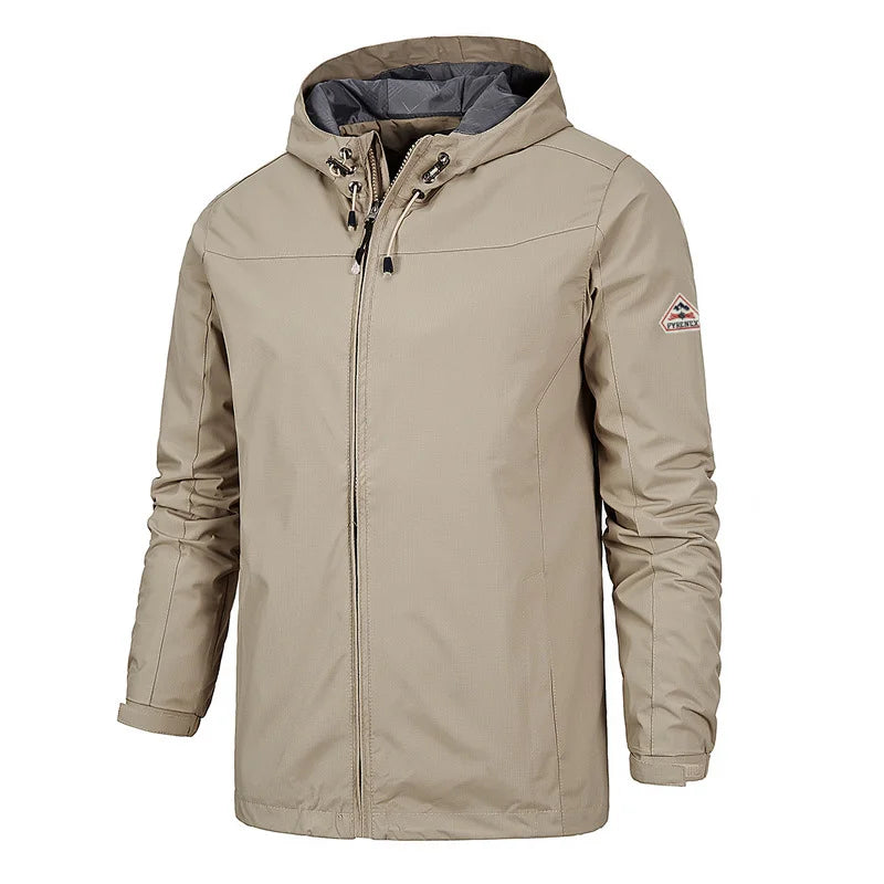 Printemps automne Softshell coupe-vent motif de broderie hommes/femmes veste à glissière coupe-vent en plein air alpinisme sport pour manteau