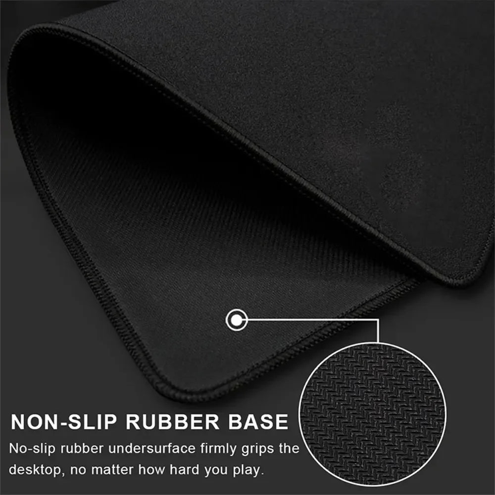 Grand tapis de souris noir Anime Gamer clavier tapis de bureau Xxl accessoires de jeu Pc armoire jeux ordinateur Lockrand tapis de souris 90x40 cm