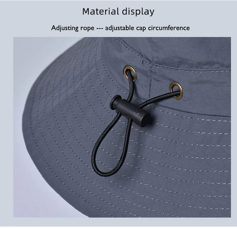 Chapeau anderImperméable pour Homme et Femme, Pare-soleil de Pêche, Alpinisme, Sports de Plein Air, Casquette à la Mode, E27, Printemps et Été