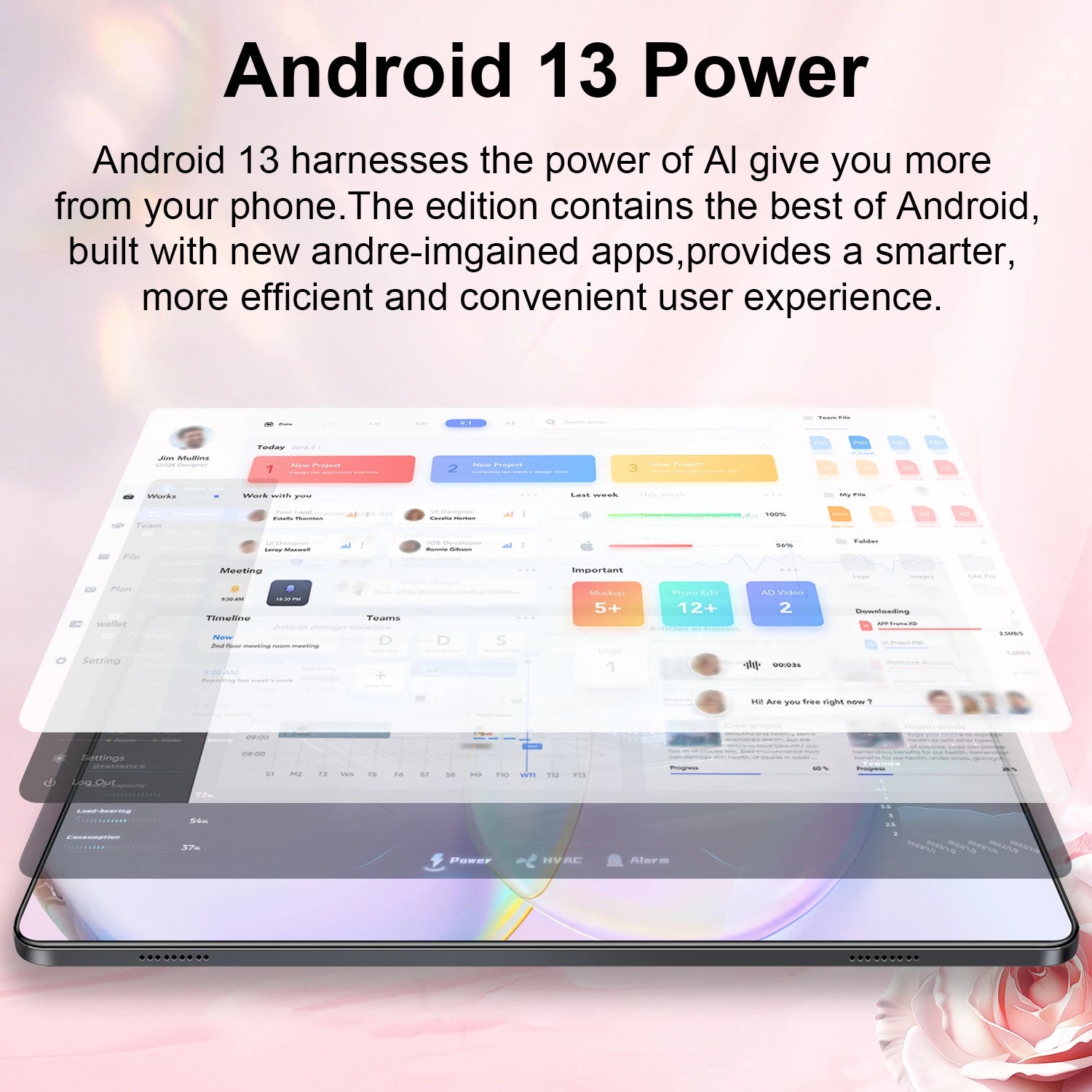 2025 Global nouvelle tablette 10.36 pouces Android 14 Pad 13 Pro 16GB 1TB Snapdragon 8 Gen2 4K HD 5G WIFI Bluetooth 20000mAh tablettes