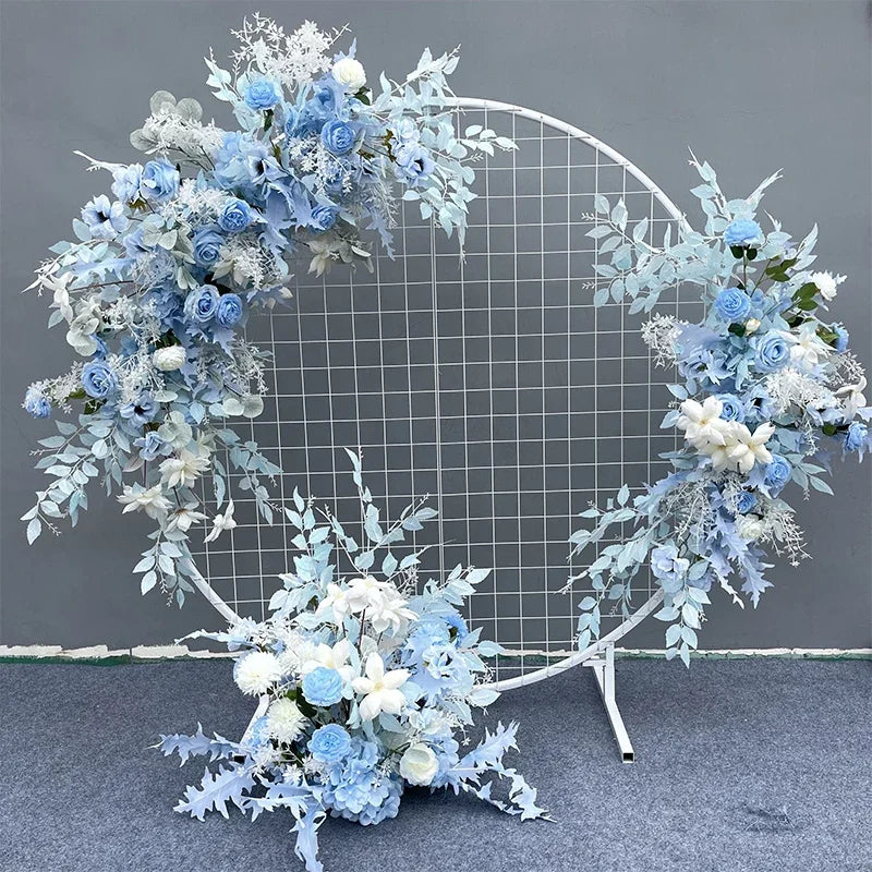 Arrangement floral de mariage, simulation de fleur en soie, pavillon rond, fleur de mariage