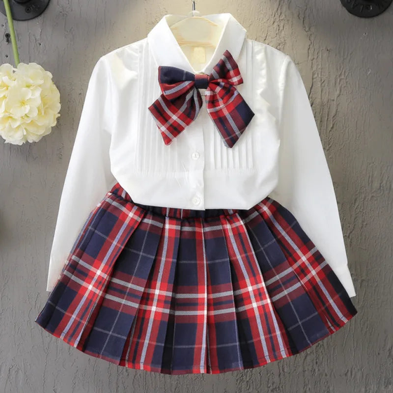Ensemble pantalon pour filles de 1 à 10 ans, 2 pièces, manches longues, vêtements de survêtement, tenues mignonnes pour bébé, nouvelle collection printemps 2024