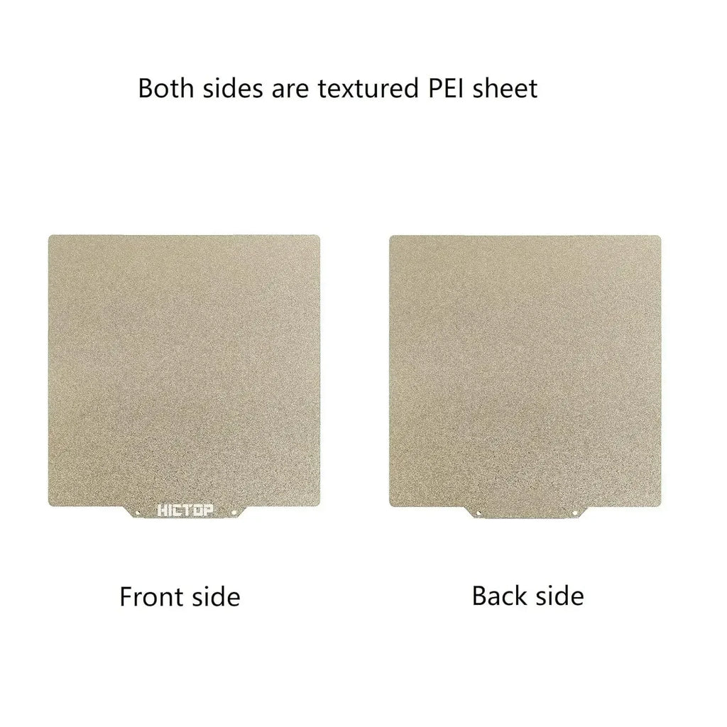 Plaque de construction feuille PEI magnétique Flexible lit chauffant ressort PEI acier 120/150/150/220/235/310/400mm pour ELEGOO/Kobra/Ender3 Cr10