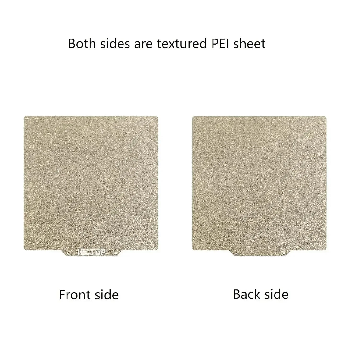 Plaque de construction feuille PEI magnétique Flexible lit chauffant ressort PEI acier 120/150/150/220/235/310/400mm pour ELEGOO/Kobra/Ender3 Cr10