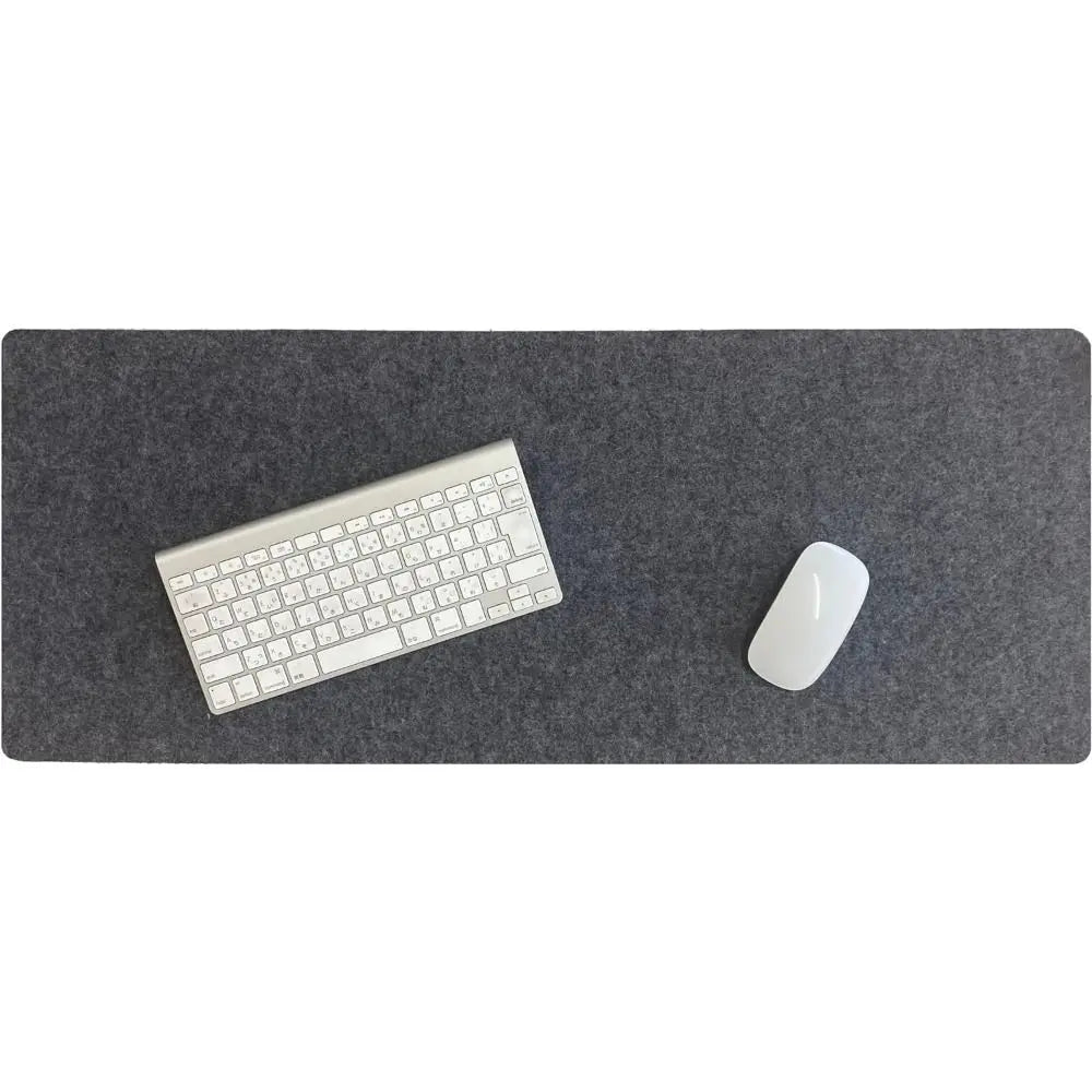 Tapis de souris en feutre de laine, accessoires de jeu, grande taille, écriture, clavier, polymères, non ald, bureau à domicile, ordinateur, protecteur de bureau