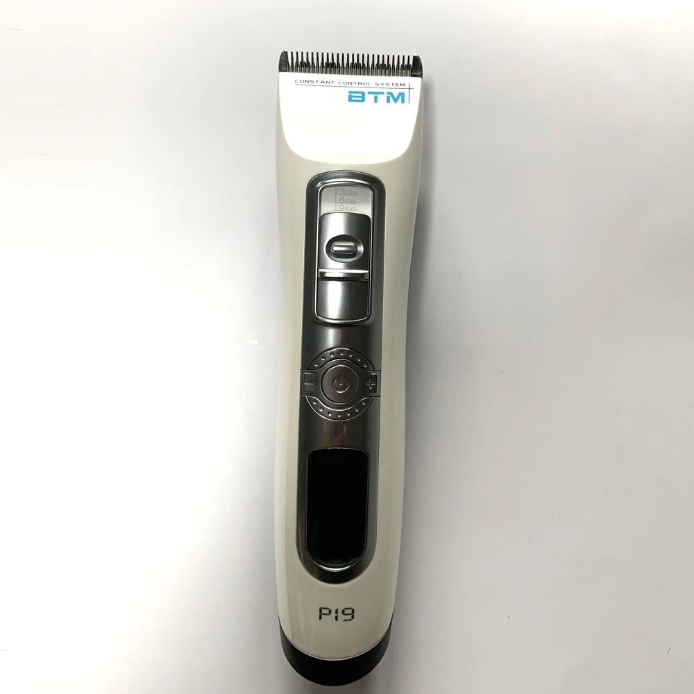 BTM P19 tondeuse à cheveux professionnelle tondeuse à cheveux pour Salon de coiffure ensemble de coupe de cheveux électrique Rechargeable hommes Machine de coupe de cheveux