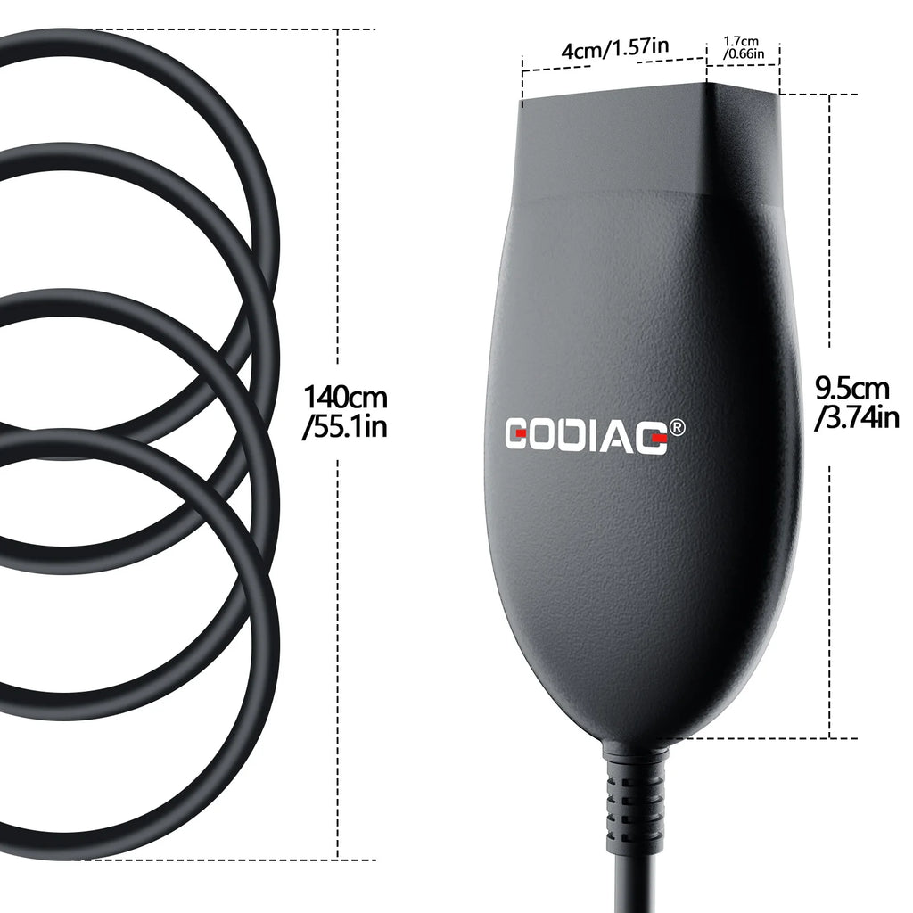 GODIAG GD101 J2534 câble de Diagnostic Support J2534 et ELM327 Diagnostic J1979 véhicules compatibles pour Toyota/Honda Acura/Ford/Mazda