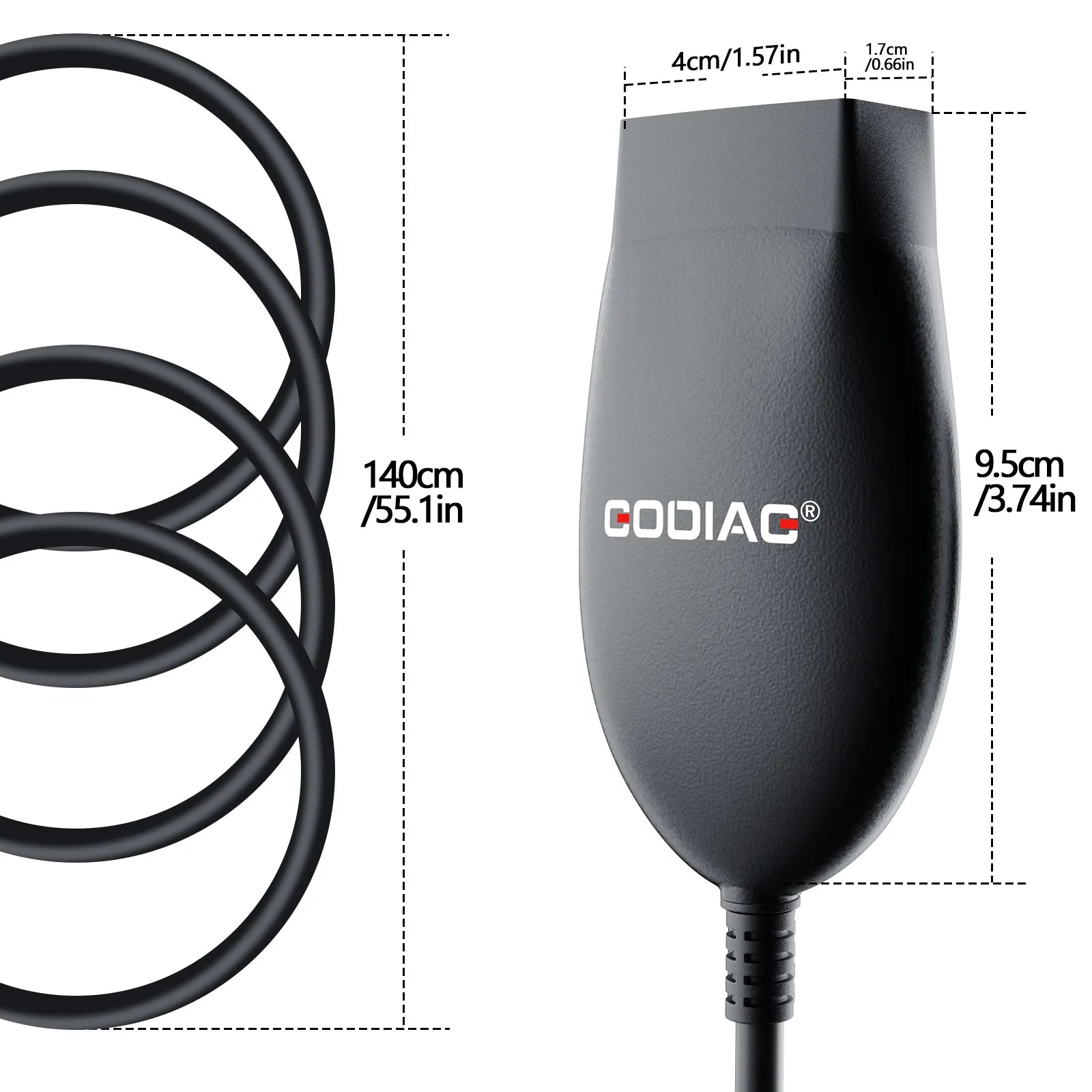 GODIAG GD101 J2534 câble de Diagnostic Support J2534 et ELM327 Diagnostic J1979 véhicules compatibles pour Toyota/Honda Acura/Ford/Mazda