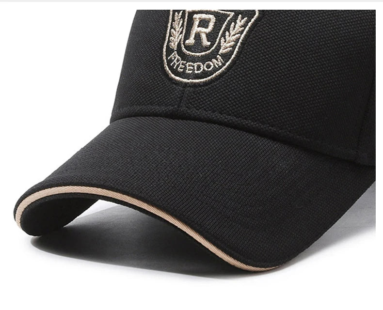 Casquette de Baseball brodée pour hommes, chapeau de soleil pour Sports de plein air, loisirs, européen et américain, nouvelle collection printemps et automne