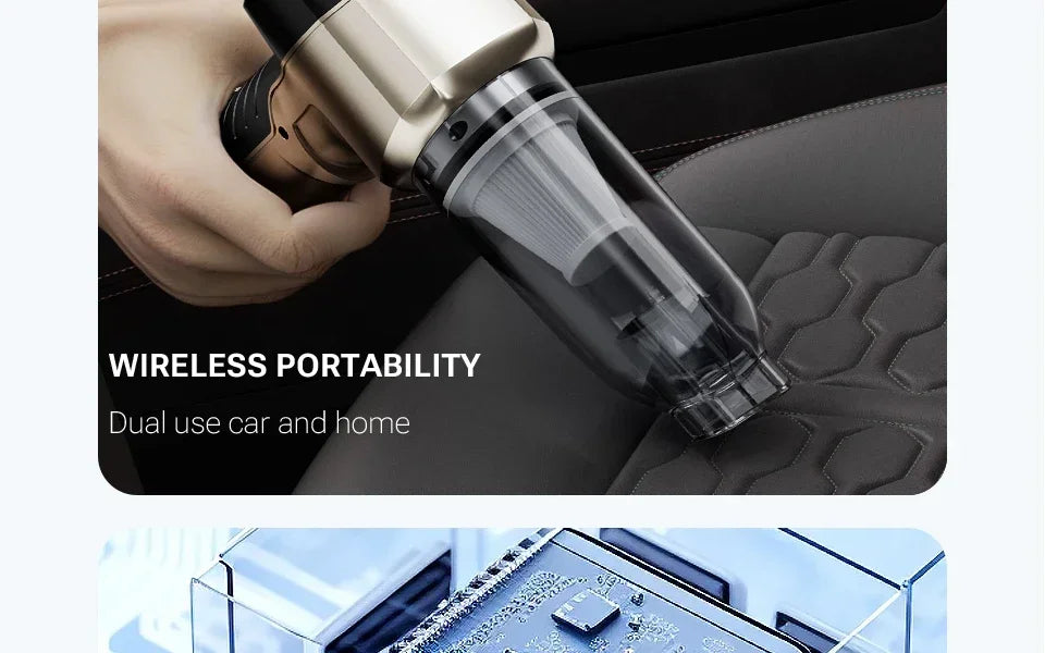 Aspirateur de voiture sans fil SZUK New Mini 9998700Pa, aspiration puissante, aspirateur portable pour voiture aspirateurs sans fil aspirateur pour voiture aspirateur maison aspirateur sans fil puissant mini aspirateur