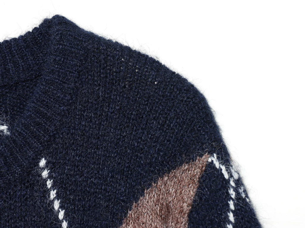 Pull tendance décontracté KONDALA pour femme, pull élégant en tricot losanges, mode printemps 2026, vacances, chic, pull féminin