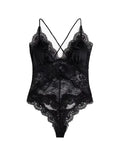 Body en dentelle patchwork ajouré transparent pour femme, décolleté plongeant, tenue de soirée sexy printemps, clubwear pour femmes