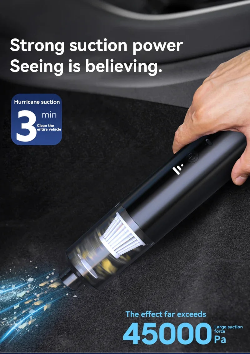 Youpin collecteur de poussière aspirateur Portable aspiration puissante électrique sans fil maison intelligente nettoyage voiture aspirateur 2025 nouveau