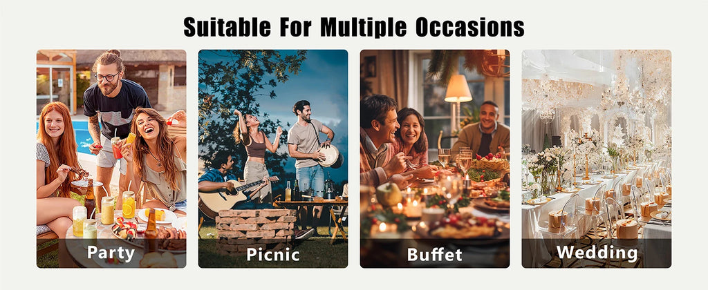 ROOMARK – ensemble de Buffet à réchaud 9QT, chauffe-catering en acier inoxydable de haute qualité, ensemble complet avec cadre épais pour fête de mariage