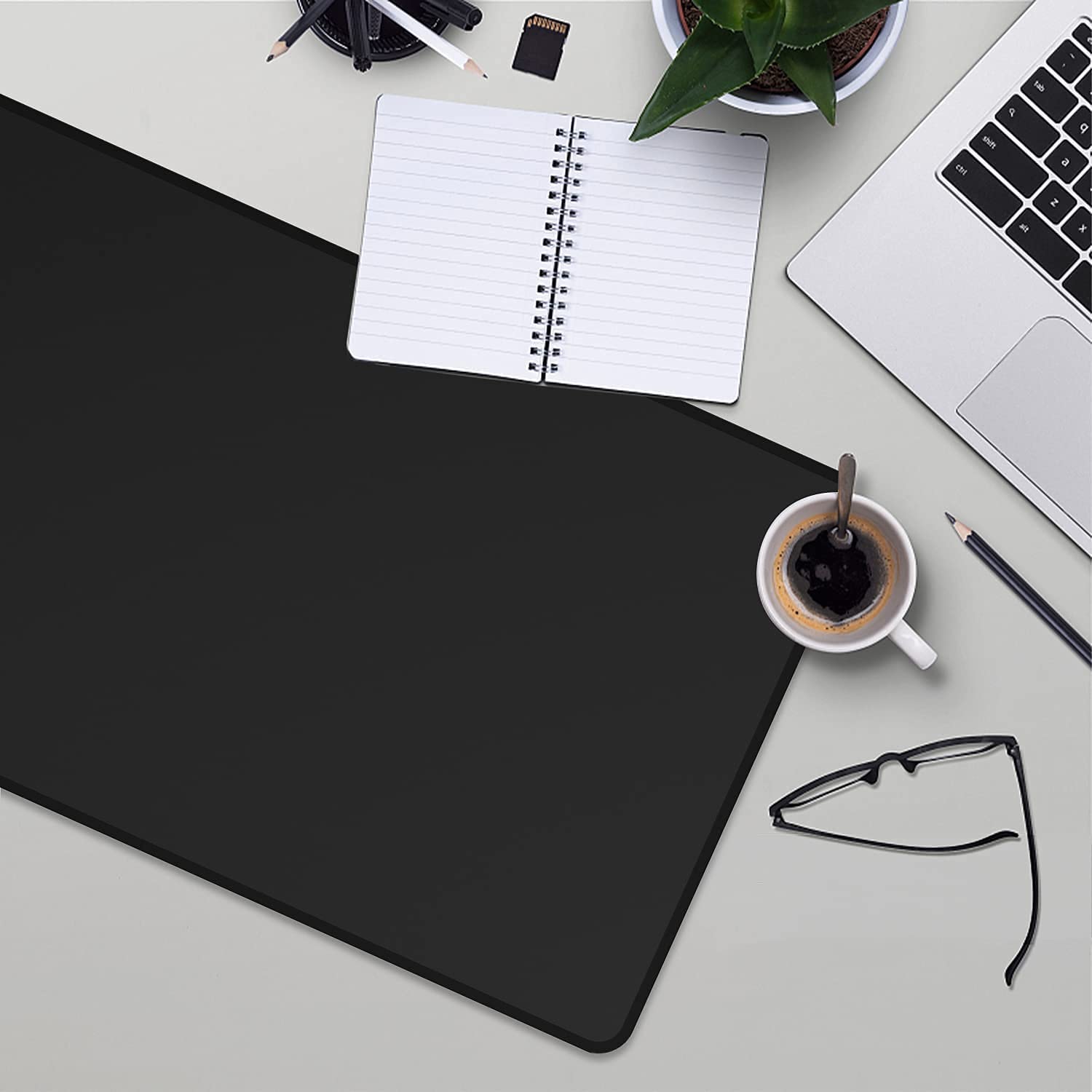 XXL noir tapis de souris tapis de souris de jeu grand tapis de souris Gamer Mause tapis PC tapis de bureau clavier tapis de souris d'ordinateur
