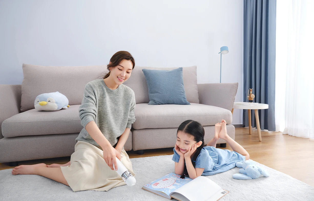 NOUVEAU Aspirateur portable MIJIA pour la maison et la voiture, mini aspirateur sans fil, collecteur de poussière, aspiration cyclonique 13000PA -CN