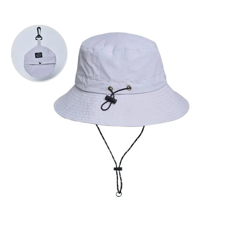 Chapeau anderImperméable pour Homme et Femme, Pare-soleil de Pêche, Alpinisme, Sports de Plein Air, Casquette à la Mode, E27, Printemps et Été