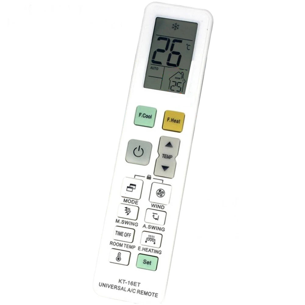 Pièces de rechange pour télécommande de climatiseur, Version anglaise, pièces de climatisation domestique, Communication infrarouge et RF