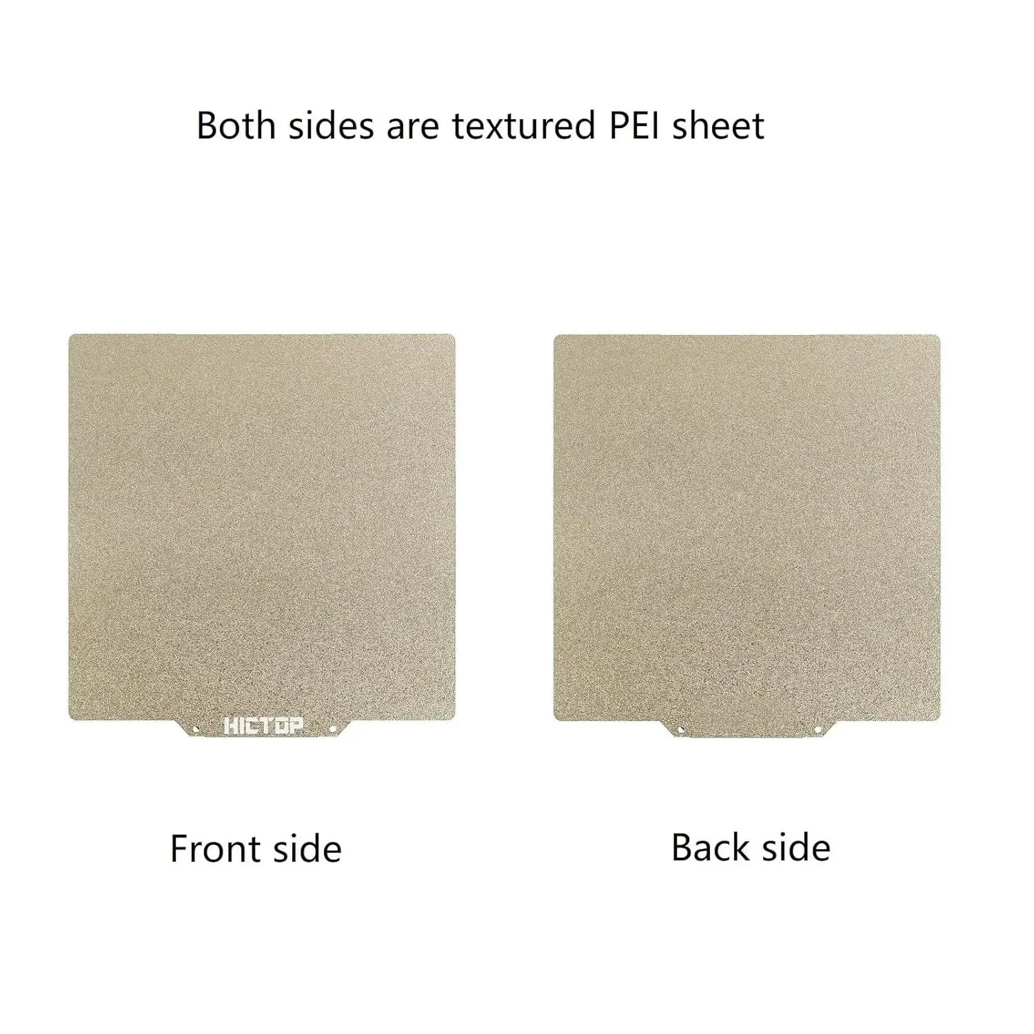 Plaque de construction feuille PEI magnétique Flexible lit chauffant ressort PEI acier 120/150/150/220/235/310/400mm pour ELEGOO/Kobra/Ender3 Cr10
