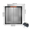 Table de travail Laser en nid d'abeille ACMER pour graveur Laser CO2 Machine de découpe CNC lit de panneau en nid d'abeille 400x4 0/440x440mm