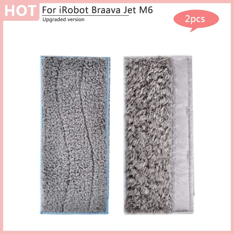 Pour aspirateur Robot iRobot Braava Jet M6, nettoyage humide et sec, chiffons de nettoyage, tampons, accessoires de remplacement, pièces lavables