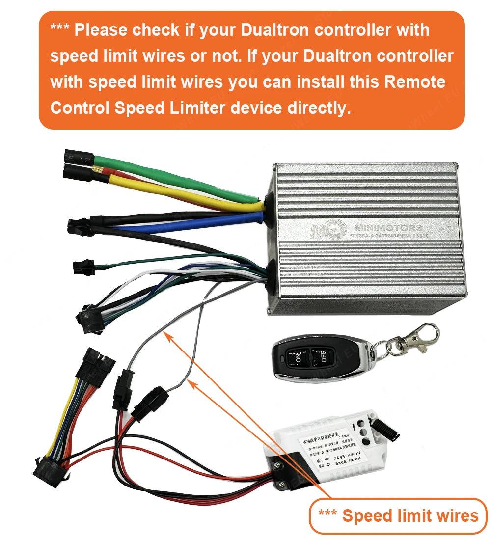 Limiteur de vitesse télécommandé Dualtron Speed Dualtron   Pince de verrouillage uniquement pour contrôleur de scooter Dualtron avec fils de limite de vitesse