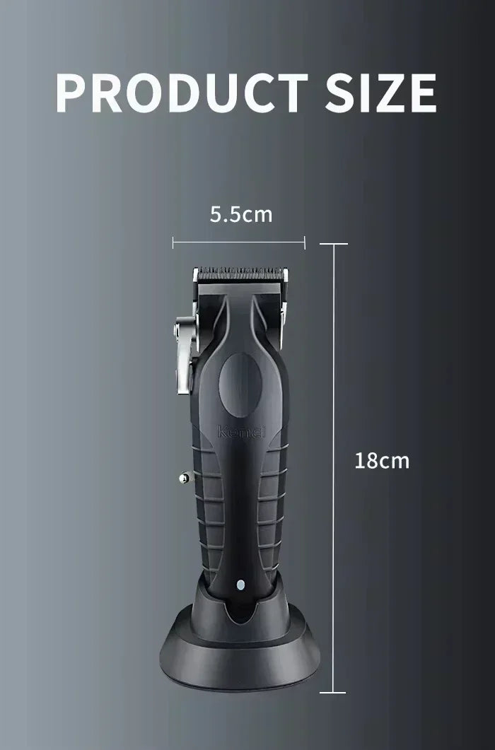 Kemei Kit de tondeuse à cheveux originale KM-2296 KM-2299 KM-T95 tondeuse à cheveux électrique Rechargeable barbier rasoir professionnel pour hommes