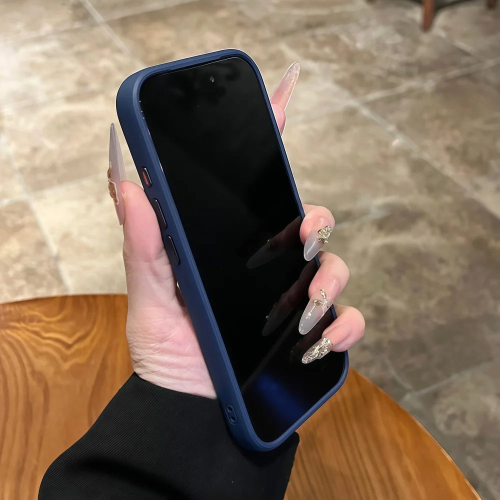 Coque de téléphone transparente avec bouton tactile pour appareil photo Intelligent, étui antichoc Transparent pour iPhone 17 Pro Max 17 Pro 17 Air