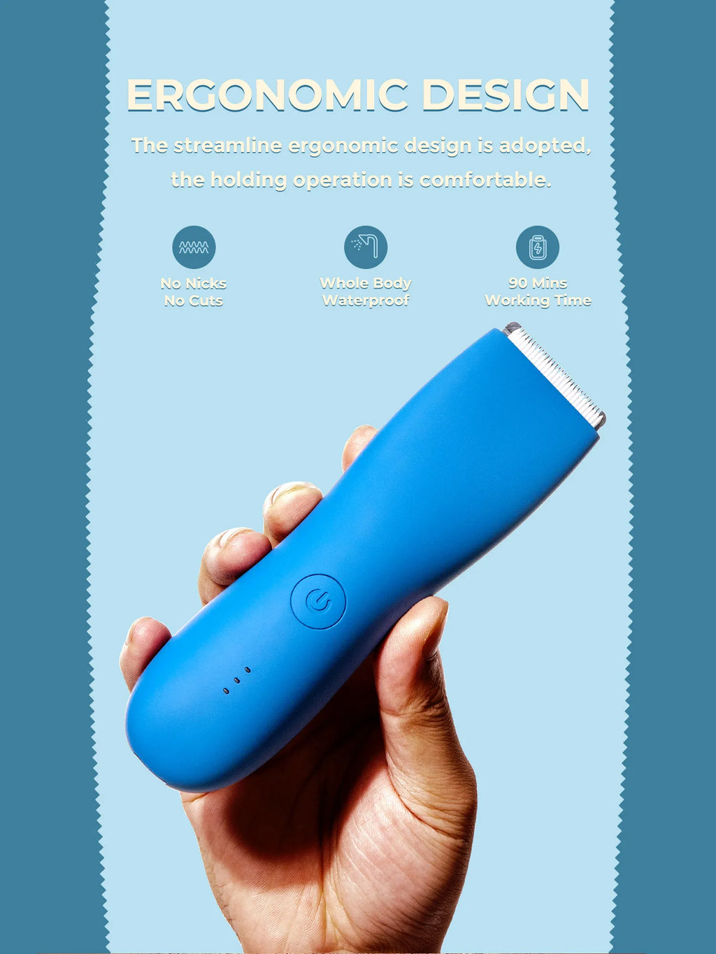 Tondeuse corporelle électrique rechargeable pour femmes et hommes, rasoir pour zones intimes, aisselles et corps, tondeuse bikini, épilateur