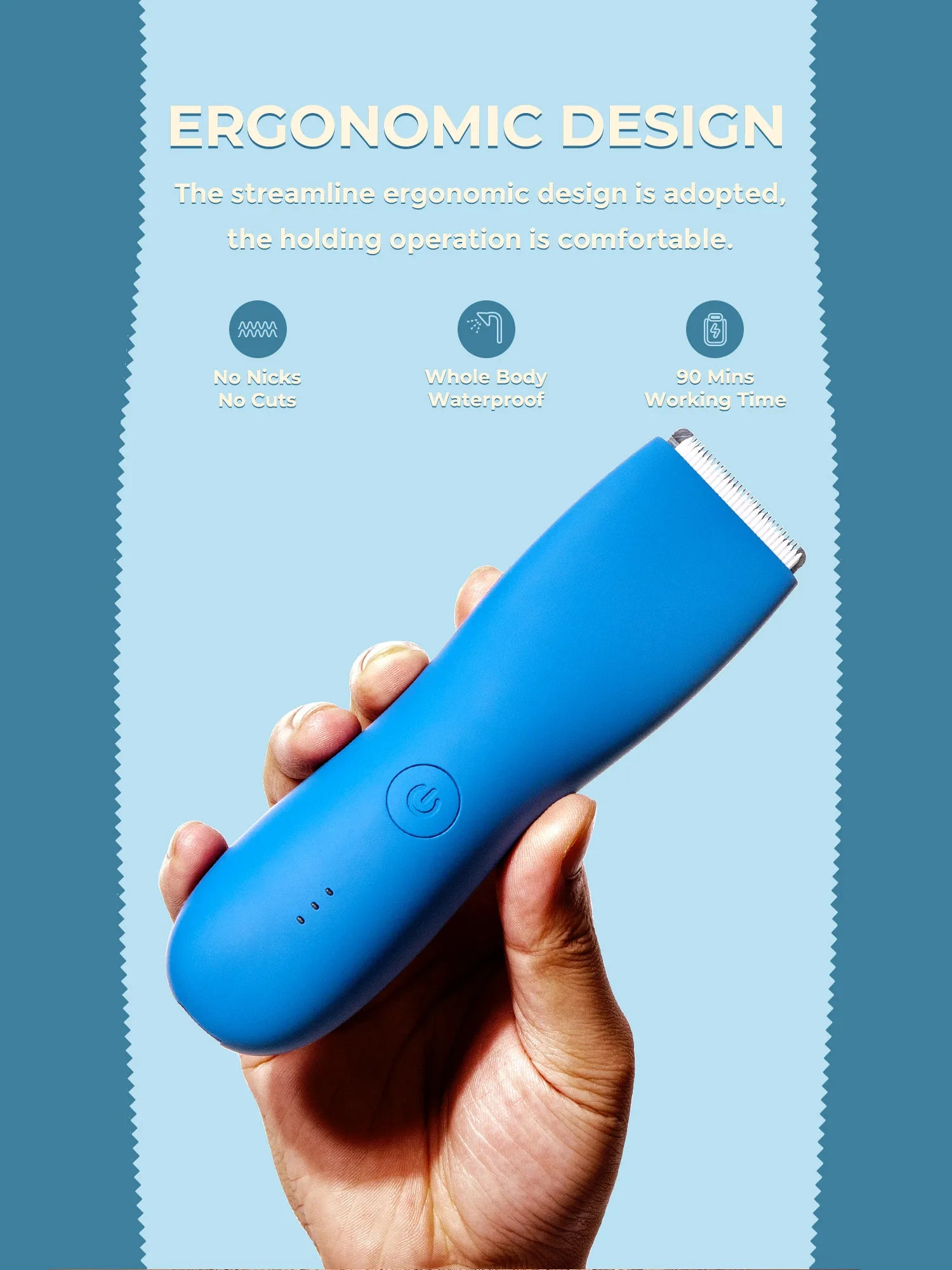 Tondeuse corporelle électrique rechargeable pour femmes et hommes, rasoir pour zones intimes, aisselles et corps, tondeuse bikini, épilateur