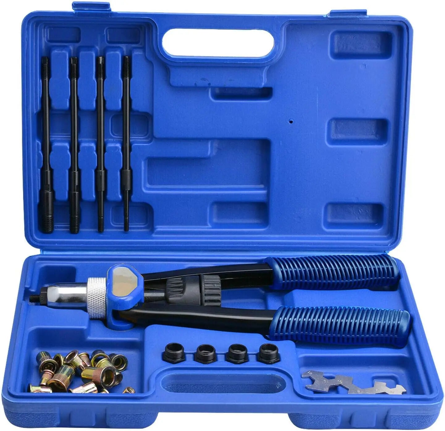 DayPlus-Jeu de Pinces à Écrou à Rivets, Pistolet à Écrous à Riveter RapDuty Hand Rivcirculation, 150 kg en M5, M6, M8, M10, M12